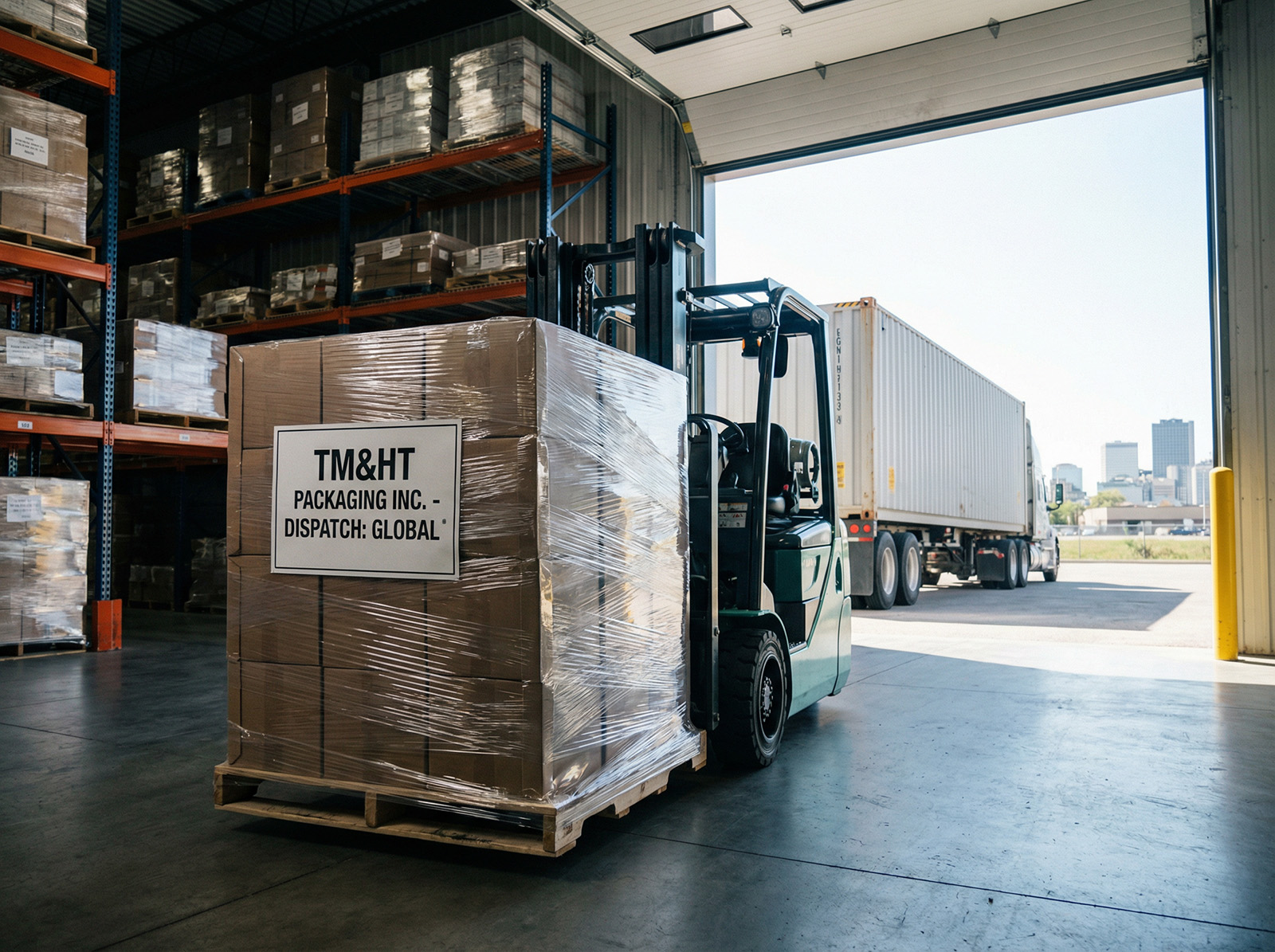 Pallets ready for Global Shipping